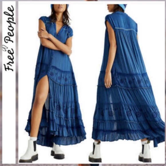 ⬇️NWT Free People Pretty Cozy Maxi Dress - Picture 6 of 16